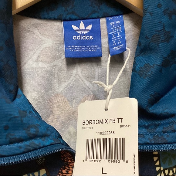 Adidas X Farm Rio Brazil jacket Borbomix Butterfly limited edition - Picture 8 of 14